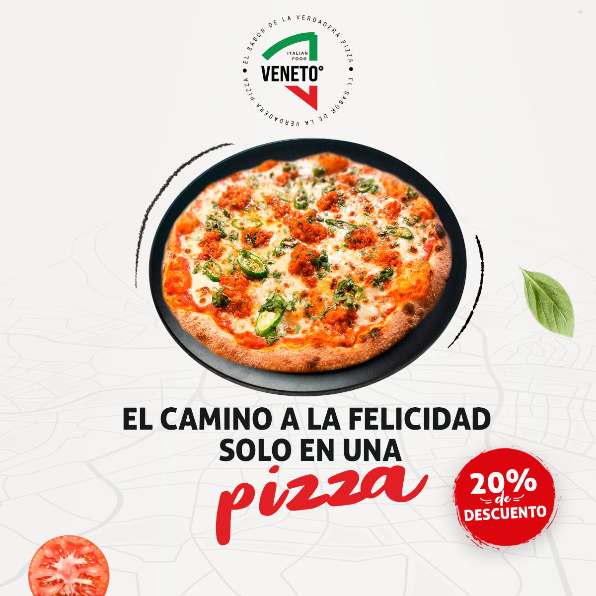 Banner Restaurante Veneto pizza