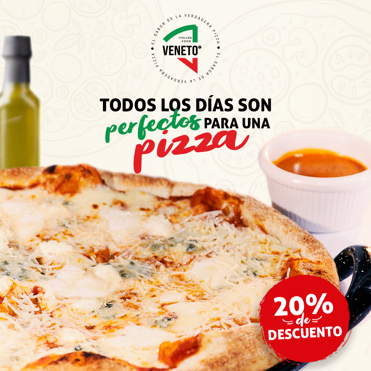 Banner Restaurante Veneto pizza